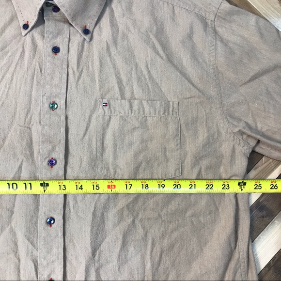 Tommy Hilfiger Button Down Multi color buttons XL - Picture 10 of 11